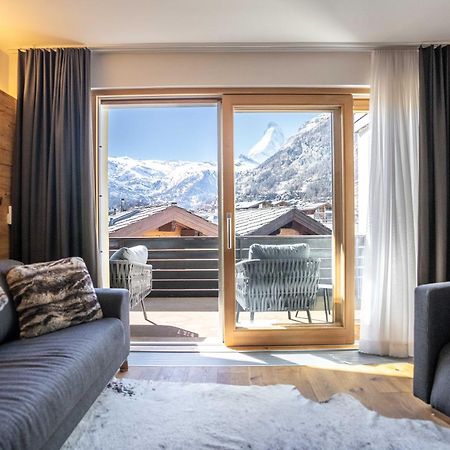 Moderne Wohnung Mit Ausblick Und Viel Sonne Zermatt Eksteriør bilde