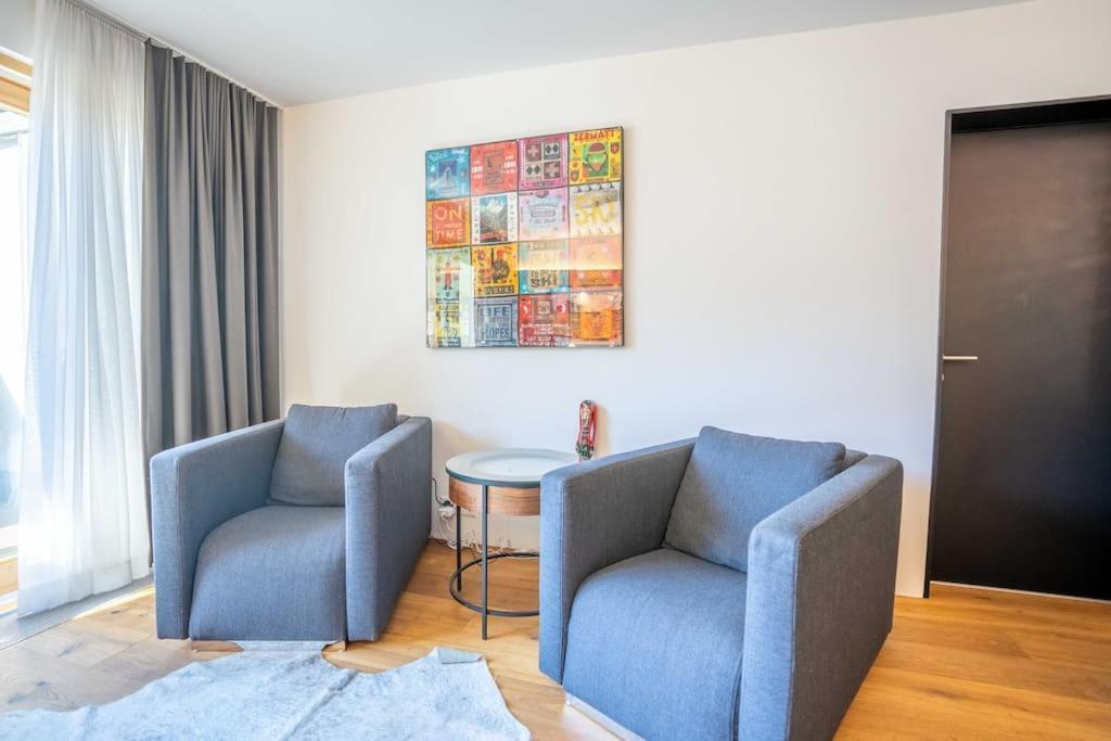 Moderne Wohnung Mit Ausblick Und Viel Sonne Zermatt Eksteriør bilde