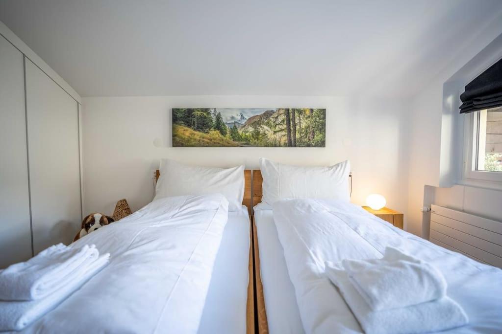 Moderne Wohnung Mit Ausblick Und Viel Sonne Zermatt Eksteriør bilde